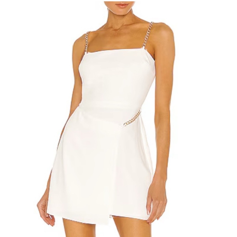 Amanda Uprichard Stilla White Mini Dress
